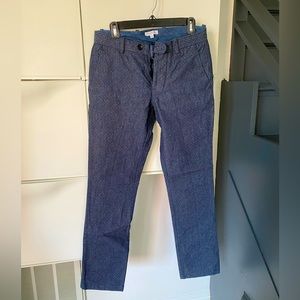 RARE GUSTIN #204 INDIGO RIPSTOP CHINOS Size 31